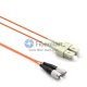 FC-SC Duplex OM2 Multimode Fiber Patch Cable