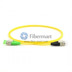 FC/APC to FC/UPC Plenum(OFNP) Duplex 9/125 Single-mode Fiber Patch Cable