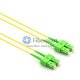 SC/APC to SC/APC OS2 Singlemode 9/125 Duplex Fiber Patch Cable