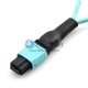 40GBASE QSFP MPO 12 Fiber OM3 Female Loopback Cable