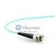 Cable de conexión de fibra multimodo OM3 simplex ST-ST