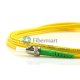 Câble de raccordement à fibre optique monomode 9/125 simplex SC/UPC vers ST/APC