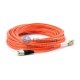 FC-LC Plenum (OFNP) duplex cabo de patch de Fibra multimodo