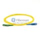 SC/UPC to LSH/APC Plenum(OFNP) Simplex 9/125 Single-mode Fiber Patch Cable