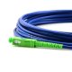 SC/UPC to SC/APC Simplex Singlemode 9/125 Armored Patch Cable