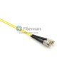FC/UPC-LC/UPC Plenum(OFNP) Duplex 9/125 Single-mode Fiber Patch Cable
