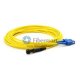 Cable de conexión de fibra monomodo dúplex 9/125 SC-MTRJ