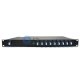 8 canaux, montage en rack 1RU, duplex, multiplexeur et démultiplexeur CWDM