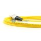 FC/APC to FC/UPC Plenum(OFNP) Duplex 9/125 Single-mode Fiber Patch Cable