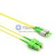 FC/APC to SC/APC Plenum(OFNP) Duplex 9/125 Single-mode Fiber Patch Cable