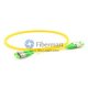Cabo Patch de Fibra Duplex FC / APC para FC / APC Monomodo