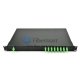 1x8 Fiber PLC Splitter with 1U 19 Rack Mount Metal Box
