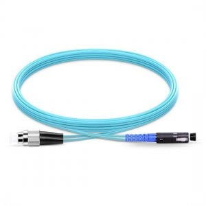 FC-MU 듀플렉스 PVC/LSZH/OFNP OM3 멀티모드 광섬유 패치 케이블