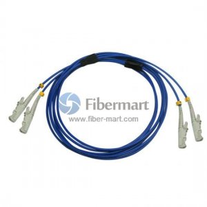 LSH/UPC to LSH/UPC Duplex Singlemode 9/125 Armored Patch Cable