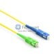SC/UPC to SC/APC OS2 Singlemode 9/125 Simplex Fiber Patch Cable