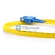Cable de conexión de fibra monomodo dúplex 9/125 SC-MTRJ