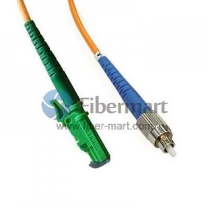 FC-E2000 Simplex OM3 Multimode Fiber Patch Cable