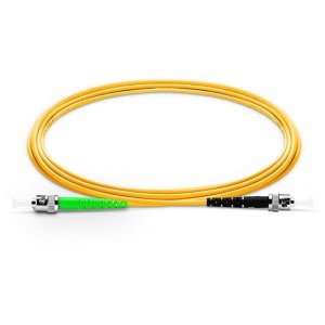 ST UPC to ST APC Simplex PVC/LSZH/OFNP 9/125 Single Mode Fiber Patch Cable