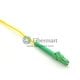SC/APC to LC/APC Plenum(OFNP) Simplex 9/125 Single-mode Fiber Patch Cable