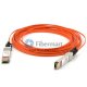 Cabo óptico ativo QSFP+ para QSFP+ compatível com Arista AOC-QQ-40G-15M de 15 m
