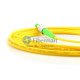 FC/APC to LC/UPC Plenum(OFNP) Simplex 9/125 Single-mode Fiber Patch Cable