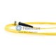 Cabo de conexão de fibra simplex ST/UPC para ST/APC monomodo 9/125