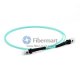 MTRJ-MTRJ Plenum(OFNP) Duplex OM3 Multi-mode Fiber Patch Cable