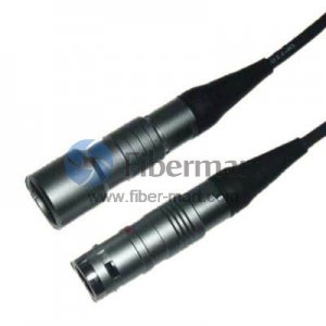 Push-Pull Waterproof Plug to LC/SC/FC/ST Cable Connector 4 Fiber