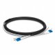 LC au câble de correction extérieur de fibre du duplex OM2 multimode 7.0mm LSZH FTTA de LC