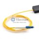 1x2 FBT-Splitter Singlemode-Dreifenster-Glasfaser-Splitter mit ABS-Box
