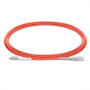 7M LC UPC to SC UPC Simplex 2.0mm PVC(OFNR) OM2 Multimode Fiber Optic Patch Cable
