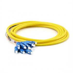 6 Fibers LC/SC/FC/ST/E2000 OS2 Siglemode Bunch Fiber Optic Pigtail 6 Fibers LC/SC/FC/ST/E2000 OS2 Siglemode Bunch Fiber Optic Pigtail