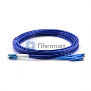 LC/UPC to E2000/UPC Duplex Singlemode 9/125 Armored Patch Cable LC/UPC to E2000/UPC Duplex Singlemode 9/125 Armored Patch Cable