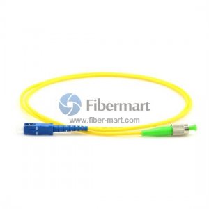 FC/APC to SC/UPC Plenum(OFNP) Simplex 9/125 Single-mode Fiber Patch Cable FC/APC to SC/UPC Plenum(OFNP) Simplex 9/125 Single-mode Fiber Patch Cable