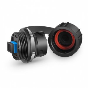 IP67 SC-Simplex-Schottadapter/Gegenhülse mit Staubschutzkappe IP67 SC-Simplex-Schottadapter/Gegenhülse mit Staubschutzkappe