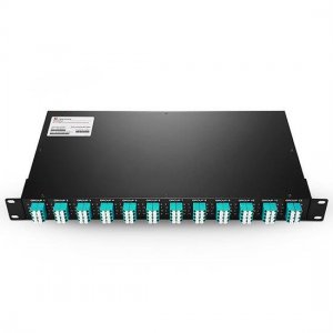 96 fasern 12xMTP8 zu LC/UPC OM4 1U Ultra Dichte 40 GB QSFP+Breakout Patchfeld flach,MTP Male Elite IL 0.35dB,Polarität A 96 fasern 12xMTP8 zu LC/UPC OM4 1U Ultra Dichte 40 GB QSFP+Breakout Patchfeld flach,MTP Male Elite IL 0.35dB,Polarität A