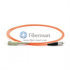 SC-FC Plenum(OFNP) Simplex Multi-mode Fiber Patch Cable