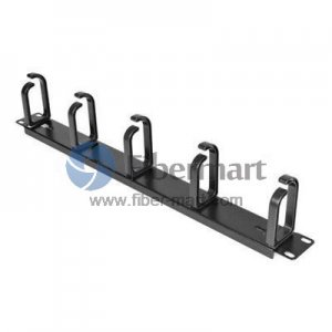1U Horizontale Kabelmanagementplatte Feste Metallringe 1U Horizontale Kabelmanagementplatte Feste Metallringe