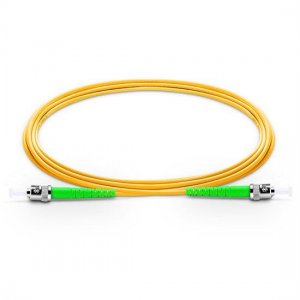 1 m ST APC auf ST APC Simplex 2,0 mm PVC (OFNR) 9/125 Singlemode-Glasfaser-Patchkabel 1 m ST APC auf ST APC Simplex 2,0 mm PVC (OFNR) 9/125 Singlemode-Glasfaser-Patchkabel