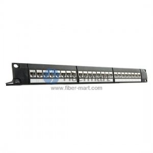 24 Ports Cat6 geschirmtes Durchgangs-Patchpanel 1U 24 Ports Cat6 geschirmtes Durchgangs-Patchpanel 1U