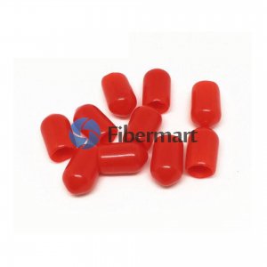 ST-Stecker, Gummi-Staubkappenabdeckung, ST-Adapter, rote Farbe, 100 Stück/Packung ST-Stecker, Gummi-Staubkappenabdeckung, ST-Adapter, rote Farbe, 100 Stück/Packung