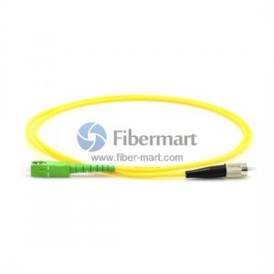 SC/APC to FC/UPC Plenum(OFNP) Simplex 9/125 Single-mode Fiber Patch Cable SC/APC to FC/UPC Plenum(OFNP) Simplex 9/125 Single-mode Fiber Patch Cable