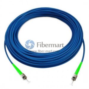 ST/APC to ST/APC Simplex Singlemode 9/125 Armored Patch Cable ST/APC to ST/APC Simplex Singlemode 9/125 Armored Patch Cable
