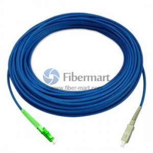 LC/APC to SC/UPC Simplex Singlemode 9/125 Armored Patch Cable LC/APC to SC/UPC Simplex Singlemode 9/125 Armored Patch Cable