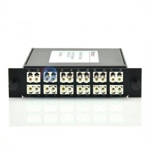 24 Fasern Multimode OM2 LC 12-Strang MPO LGX Kassette 24 Fasern Multimode OM2 LC 12-Strang MPO LGX Kassette
