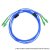 Custom LSH to LSH 6 Fibers Singlemode 9/125 Armored Breakout Cable 3.0mm Legs Custom LSH to LSH 6 Fibers Singlemode 9/125 Armored Breakout Cable 3.0mm Legs