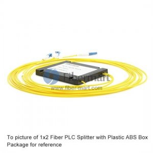 2x4 Faser-PLC-Splitter mit Kunststoff-ABS-Box-Paket 2x4 Faser-PLC-Splitter mit Kunststoff-ABS-Box-Paket
