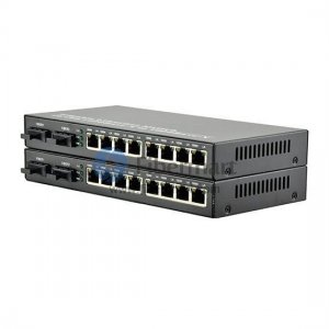 10/100/1000M Dual Fiber 1310nm 20km zwei Fiber Ports +8RJ45 Ethernet Fiber Media Converter 10/100/1000M Dual Fiber 1310nm 20km zwei Fiber Ports +8RJ45 Ethernet Fiber Media Converter