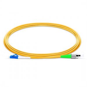 LC UPC to FC APC Simplex PVC/LSZH/OFNP 9/125 Single Mode Fiber Patch Cable LC UPC to FC APC Simplex PVC/LSZH/OFNP 9/125 Single Mode Fiber Patch Cable