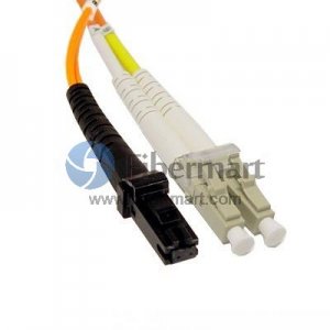 LC/UPC-MTRJ/UPC Duplex Multimode 100/140um 3.0mm Fiber Patch Cable LC/UPC-MTRJ/UPC Duplex Multimode 100/140um 3.0mm Fiber Patch Cable
